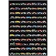 DisplayGifts Open Front Hot 1:64 Scale Toy Cars Wheels Matchbox Display Case Die-cast Model Cars Storage Cabinet - NO Door Cover in The Front (Black) - 26.5 X 18.75 X 3 Inches