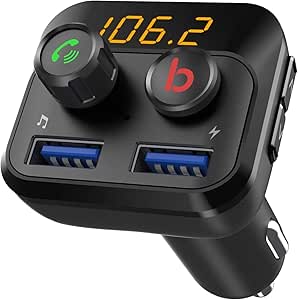 Amazon.com: Linkstyle FM Transmitter with Bass Booster, Bluetooth 5.0