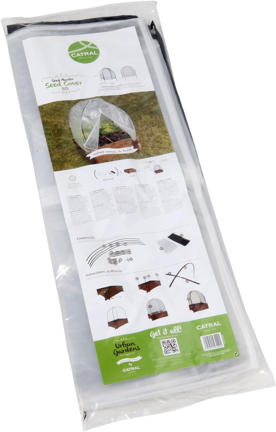 Catral 75010004 - funda invernadero y antipajaros para huerto seed ...