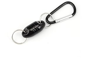 CRAZY SHARK Magnetic Net Release Aluminum Shell for Fly Fishing