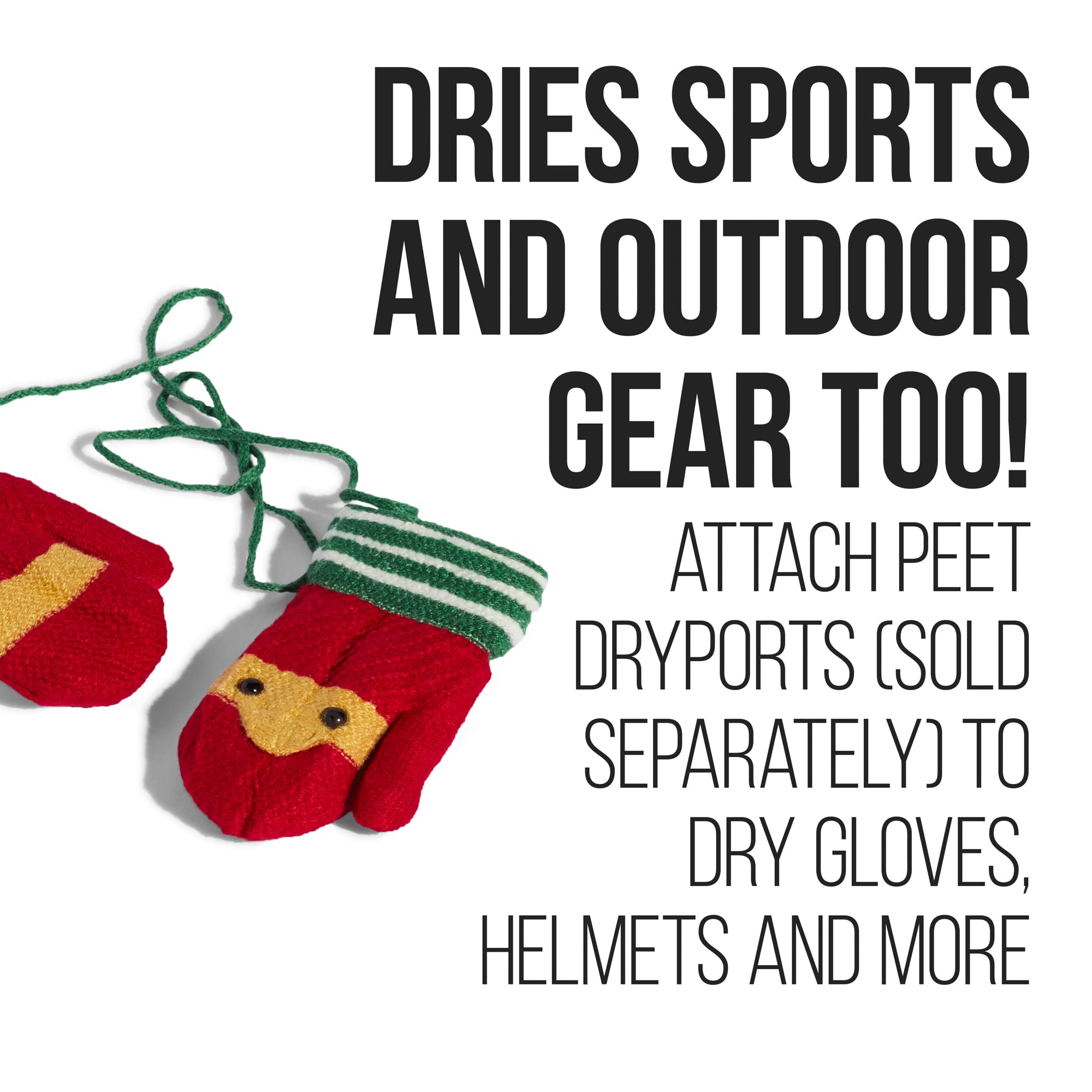 PEET, Advantage Plus 4-Shoe Electric Shoe and Boot Dryer with Fan & Heat Settings, Made in the USA