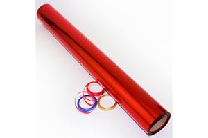 Tytroy Gift Wrapping Cellophane Roll (17.5in x 100ft Red)