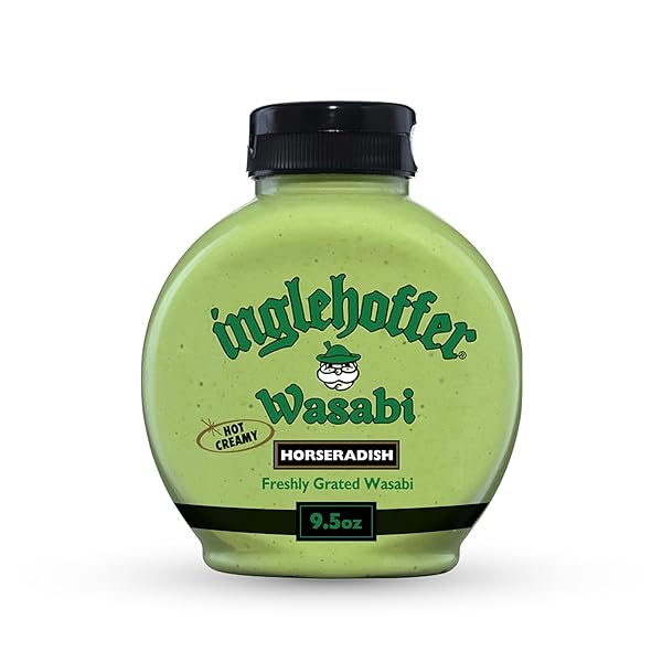 INGLEHOFFER HOT CREAMY WASABI HORSERADISH SAUCE, 9.5 OZ...
