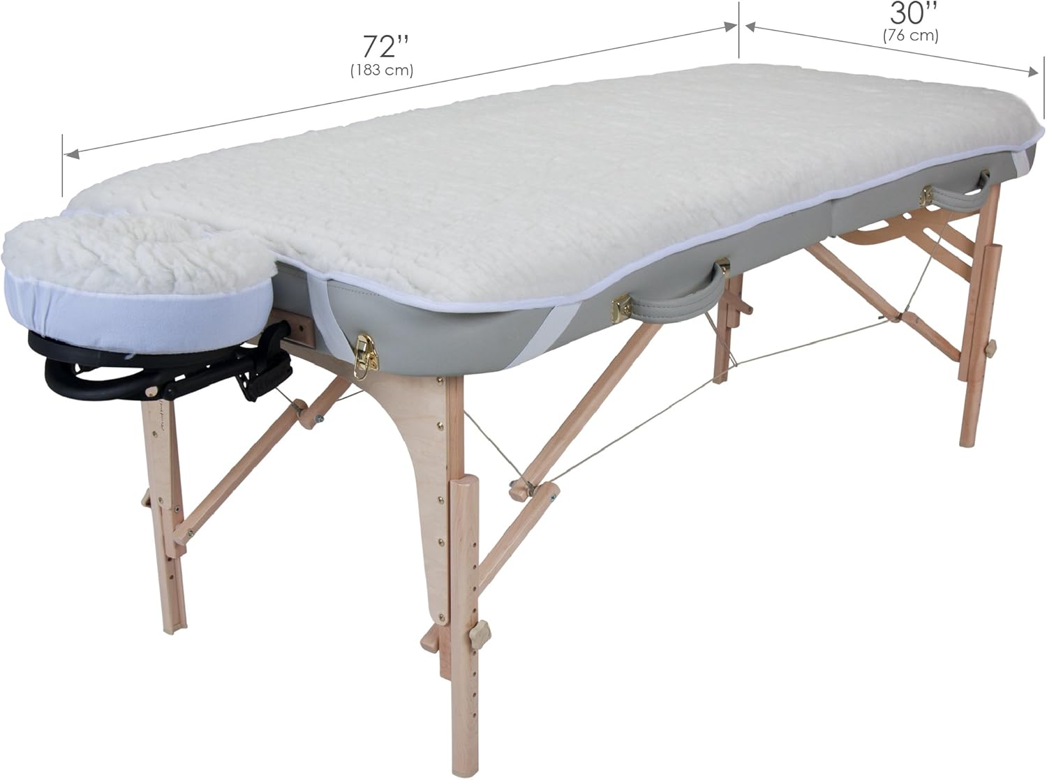 EARTHLITE Massage Table Fleece Pads – Different Styles & Sets - Cover Your Massage Table & Face Cradles in Cozy, Warm Fleece: Sports & Outdoors