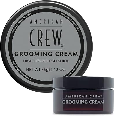 Grooming Cream, Cera Capelli Uomo, Tenuta Forte & Finish Brillante, Crea Look Lisci & Lucidi, 85g