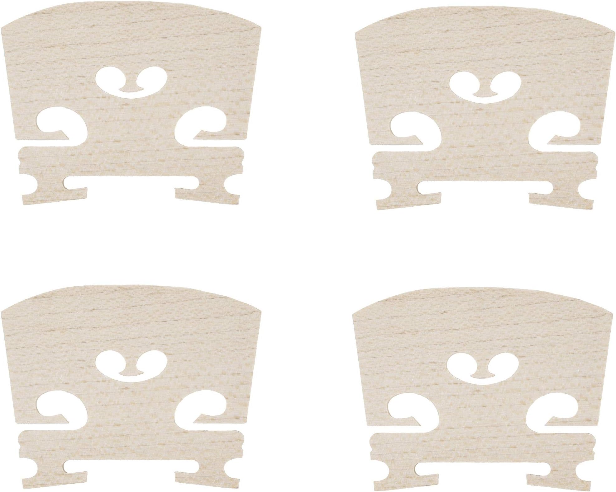 Bluecell 4pcs Maple Violin Bridge for 4/4 Full Size Violin
