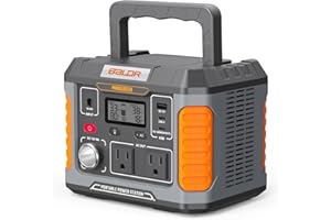 BALDR Portable Power Station, 330W(660W Peak) Solar Generator, 288Wh Solar Power Bank 120V Pure Sine Wave AC Outlet, 78000mAh Backup Lithium Battery for Home CPAP Camping Travel Outdoors Emergency