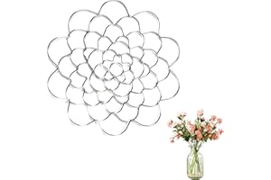 AEXHOT Flower Arrangement Holder Stainless Steel, Wire Flower Arranging Tool Flower Grid Flower Frog Wire Arranger for Vase Floral Stems Bouquets Plant Fixation (6inch) (1 PCS)