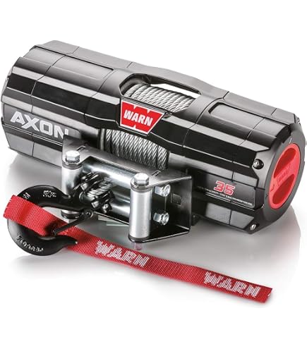 Amazon.com: WARN 101145 AXON 45 Powersports Winch With Steel Rope