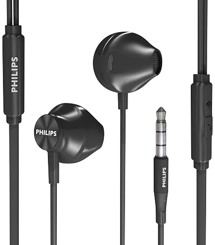 PHILIPS Colour Tunes In-Ear-Kopfhörer Schwarz – Mit Gutem Bass Und Bequemen Ohrpolstern