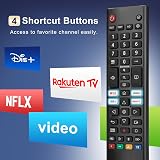 (Pack of 2) EWO'S Universal Remote for LG OLED EVO 4K 8K MR20GA MR21GA MR22GN view 5