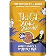 Tiki Cat Aloha Friends, Chicken, Pumpkin & Egg, Grain-Free & High Moisture, Wet Cat Food for All Life Stages 2.5 oz. Pouch (Pack of 12)