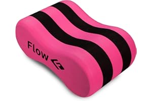 Flow Swim Gear Training Pull Buoy - Pull Float for Pool Lap Swimming in Adult and Junior Sizes