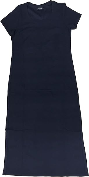 Amazon Co Jp Rei Risee レイリーゼ マキシ丈 半袖 ロング ワンピース シンプル ブラック Us M 服 ファッション小物