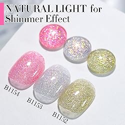 Double Rhythm 15ML Glitter Gel Polish Shimmer