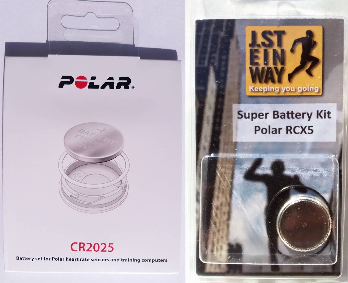 Genuine Polar Battery kit with Battery cover + Extra battery kit for