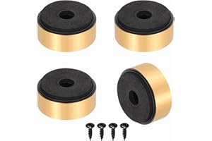 MECCANIXITY 4 Pcs Speaker Isolation Feet,35mmx15mm Plastic Foam Shock Absorption Base Pad Anti Vibration Amplifier Stand Feet