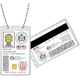 007 Secret Agent ID Badge Prop [Customizable] Halloween Costume Identification