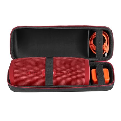 Scorel JBL Charge 3 Tasche EVA Hard Reise Hülle für JBL Charge 3 Wireless Bluetooth Lautsprecher (Schwarz)