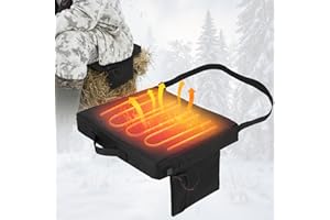 AceOrbit Hunting Heated Seat Cushion with 3 Heating Levels 13 x 16 Inches Portable Waterproof Oxford Cloth Tree Stand Chair Pad Warmer for Outdoor Stadium Bleachers Stand Ice Fishing