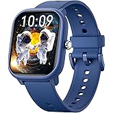 Fikami Smart Watch for Kids Girls Boys No APP/Phone Needed, 1.8" IP68 Waterproof Sport Kids Watch Pedometer, Heart Rate, Sleep Monitor, Step Counter, 12 Puzzle Games for Girls Boys Teens 6-16