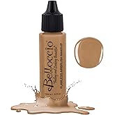 Belloccio's Professional Cosmetic Airbrush Makeup Foundation 1/2oz Bottle: Latte- Medium with Golden Undertones
