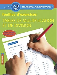 Amazonfr Mon Livre Dexercices Avec Poster Les Tables - 