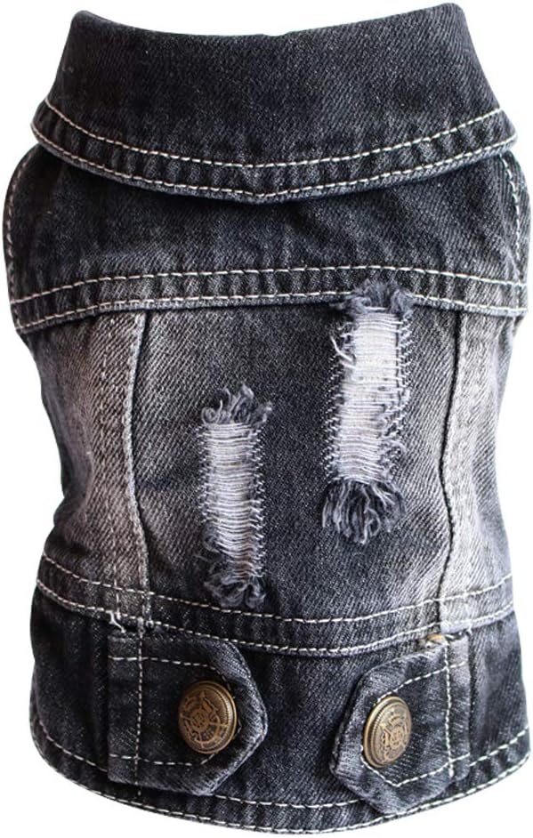 dog jean jacket amazon