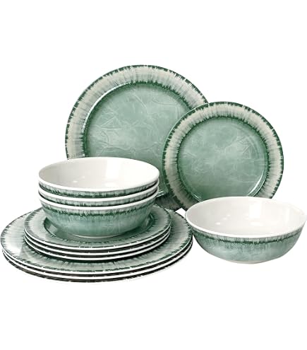 Noritake Bloomington Road Geschirr-Set 12-teilig – Buntes Blumen-Design, Mikrowellen- & Spülmaschinengeeignet