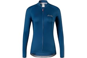 Santic Women’s Cycling Jersey Long Sleeve Biking Tops Cycling Wear Bicycle Jacket Bike Shirt Breathable Quick Dry Reflective