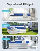 iDOO Inflatable Air Mattress Queen? 190x137x38cm Built-in Pump 295kg Load view 7