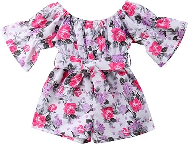 kids floral jumpsuit
