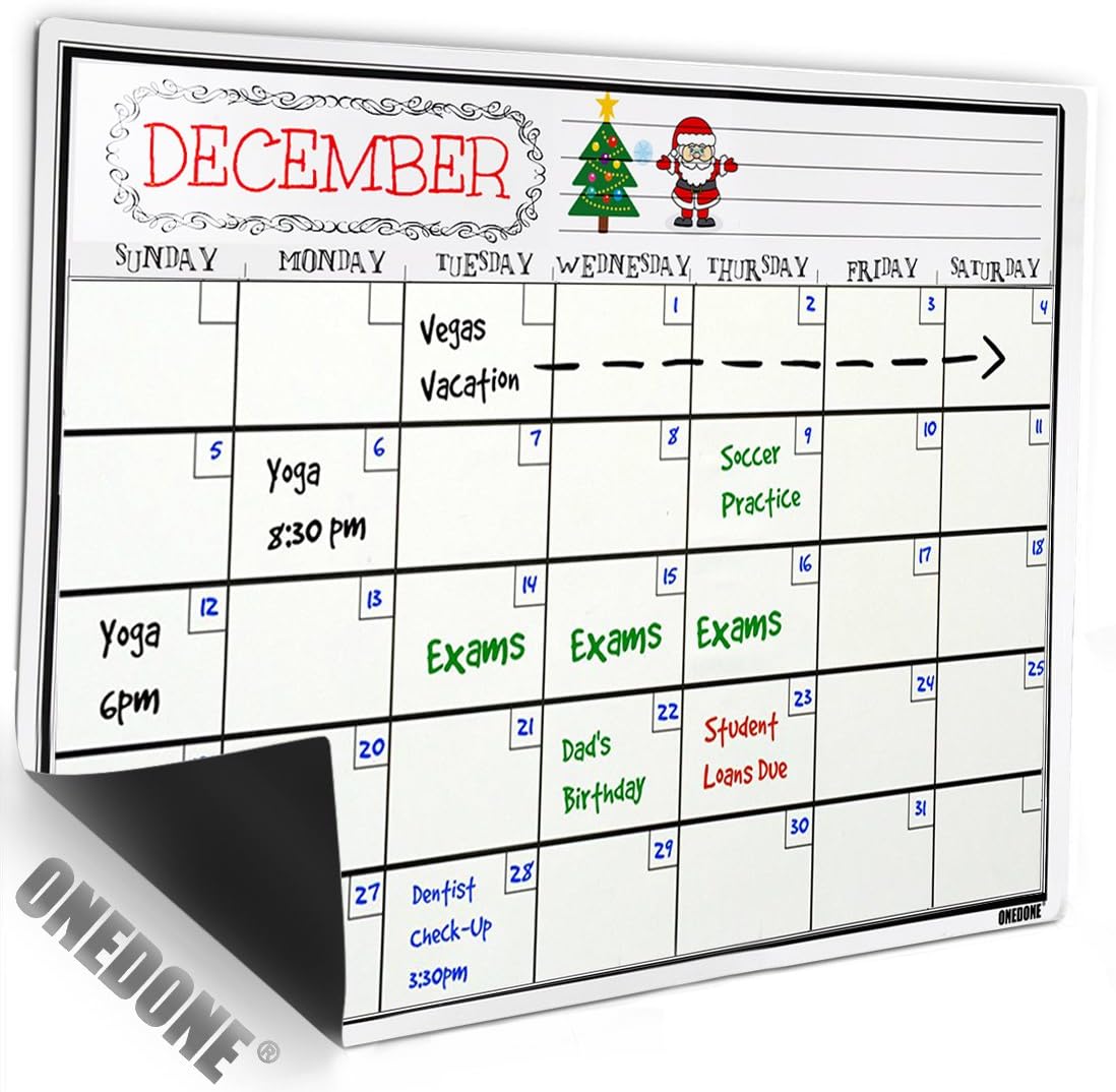 Amazon スケジュールボード Onedone ホワイトボード マグネットタイプ 月間 行動予定表 タオル消しとペンセット 文房具 オフィス用品 文房具 オフィス用品