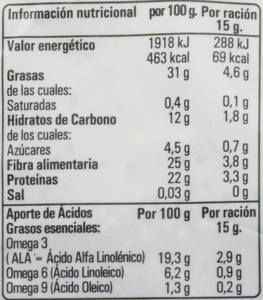 Hijas Del Sol Bio Semillas De Chía - 350 gr - [pack de 5]: Amazon ...