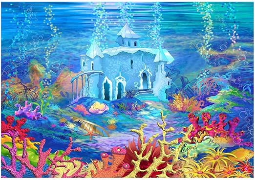 Amazon Com Funnytree 7x5ft Under The Sea Theme Party Backdrop