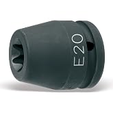 Beta 728FTX E20 Impact Socket &ndash; 3/4" Drive Torx Socket for Torx Head Screws | Heavy Duty Industrial Grade Impact‑Rated E‑Torx Socket for Automotive, Machinery, and Professional Repair