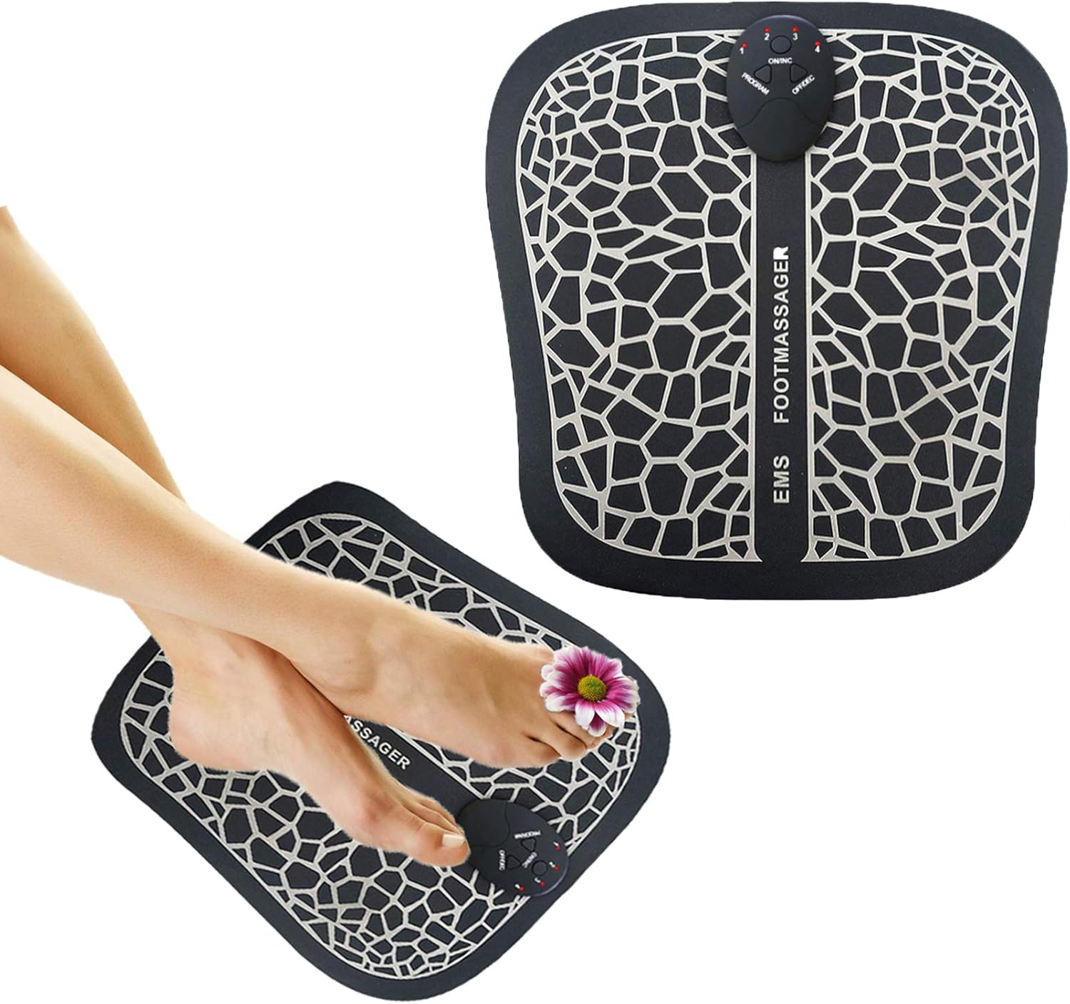 ROOTOK EMS Electric Foot Massager Full Automatic Massage Foot