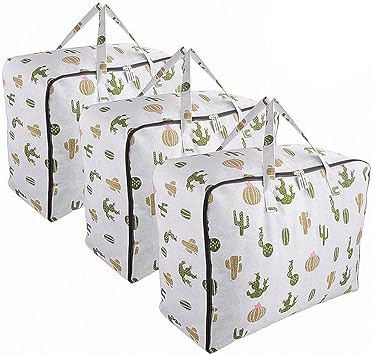 AYADA 75L Grande Bolsa Almacenamiento con Cremallera - Bolsa de