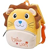 Toddler Backpack for Boys, ChaseChic Cute Cartoon Mini Plush Lightweight Soft Baby Backpack, Daycare Backpack, Lion