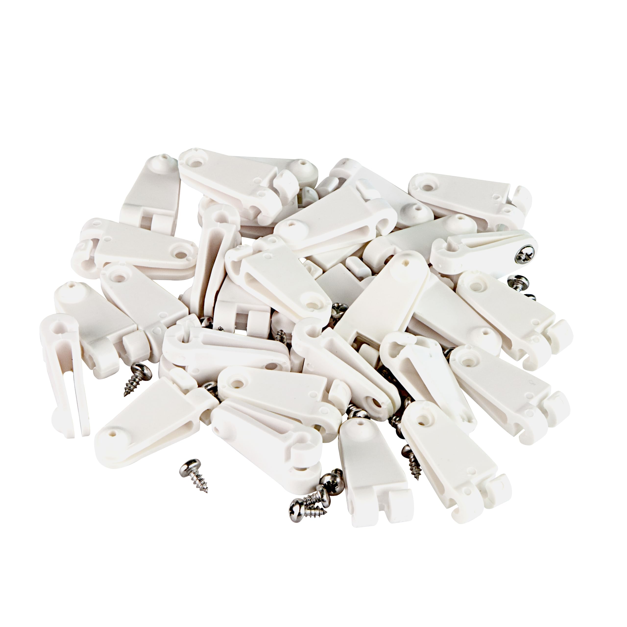 Windhager 10701 Awning Attachment Set, Running Hooks, 30 Pieces, with Stainless Steel Screws