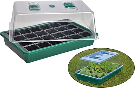 Hi Zimmergewachshaus Mini Gewachshaus Treibhaus Anzucht Pflanztopfe Aufzucht Fruhbeet Amazon De Garten