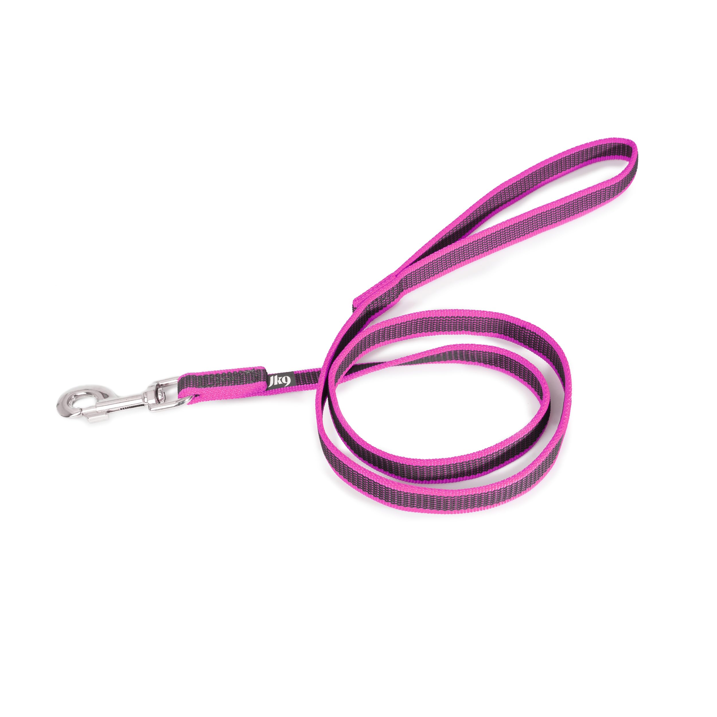 Color & Gray Super-Grip Leash with Handle, 20 mm x 1,2 m, Pink-Gray