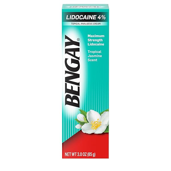 BENGAY LIDOCAINE PAIN RELIEF CREAM, MAXIMUM STRENGTH OTC,...