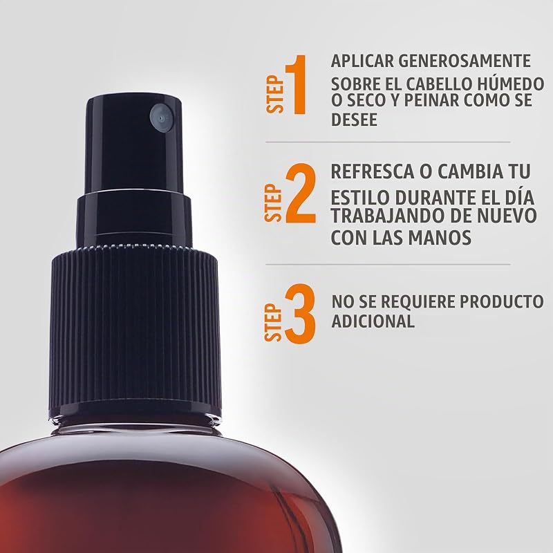 Gel spray de fixação média, gel para cabelo masculino com fixação média, proporciona controlo e flexibilidade, protetor e hidratante para todos os tipos de cabelo, 250ml