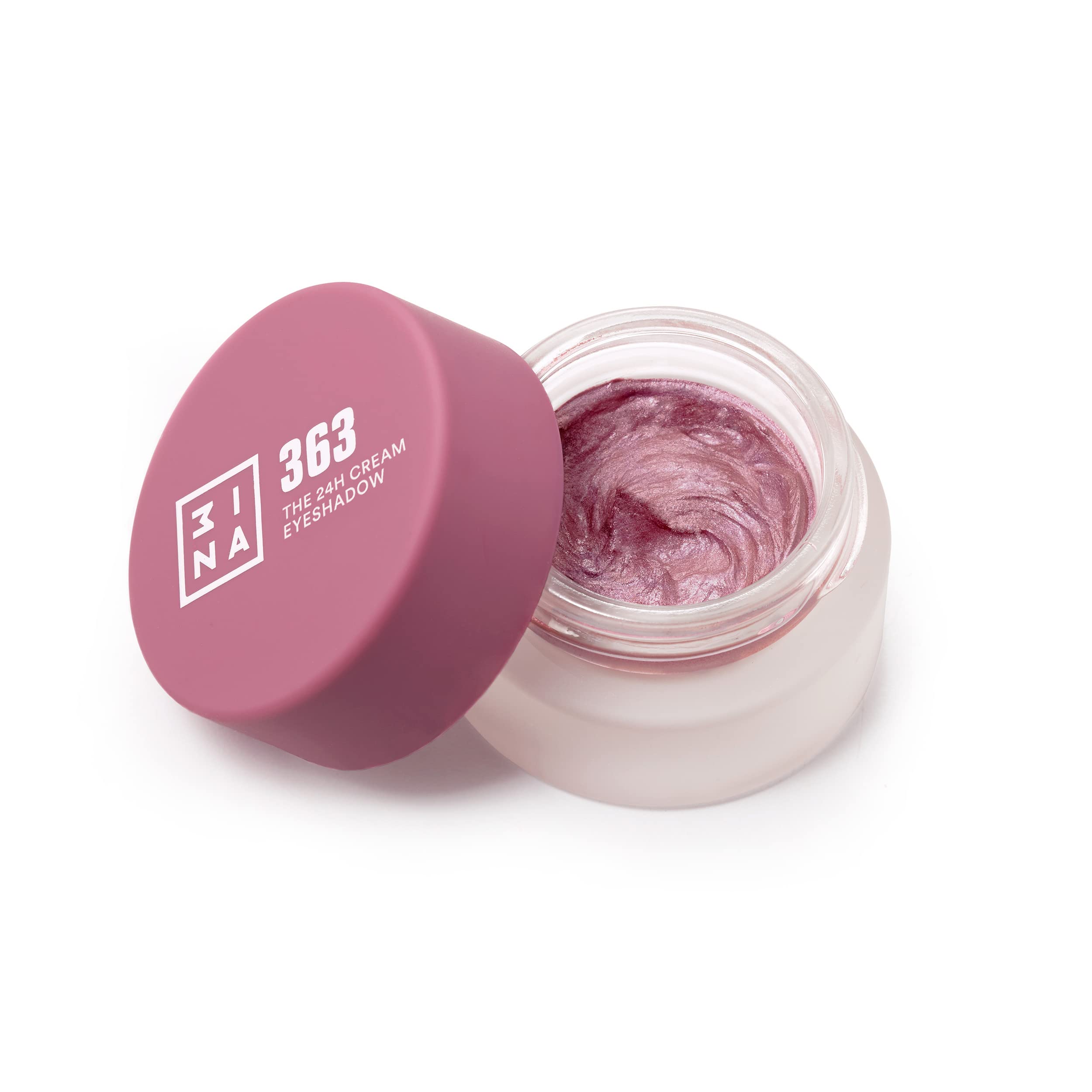 3INA MAKEUP - Vegan - The 24H Cream Eyeshadow 363 - Pink - 24H Longwearing & Waterproof Fast Drying Formula - Creamy Texture - Highly Pigmented - Matte and Shimmer Finish - Cruelty Free, 53.0 gram