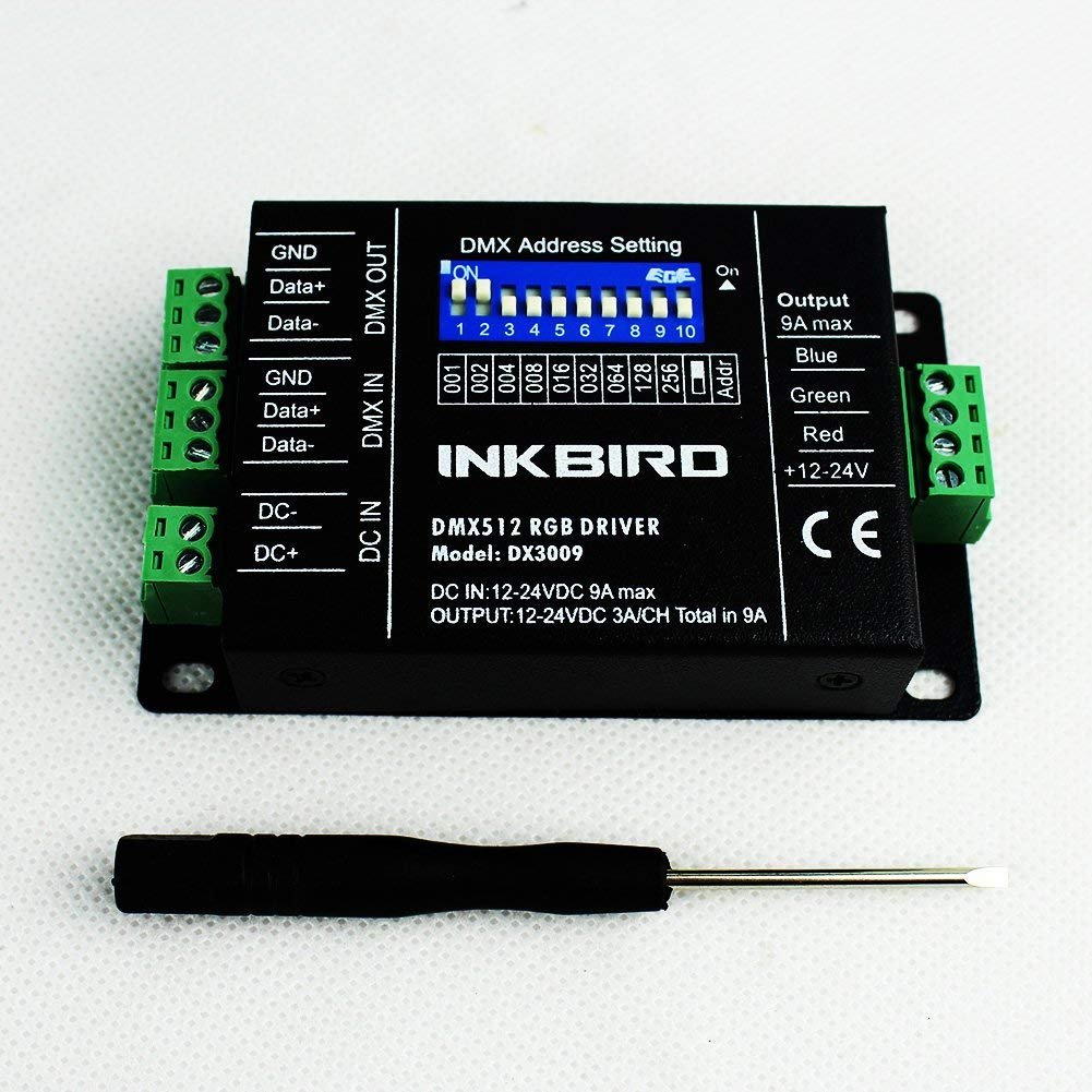 Inkbird 3A3Ch. Dmx Decoder Dmx512 Driver Constant