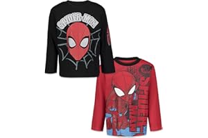 Marvel Spider-Man 2 Pack Graphic T-Shirts Toddler to Big Kid