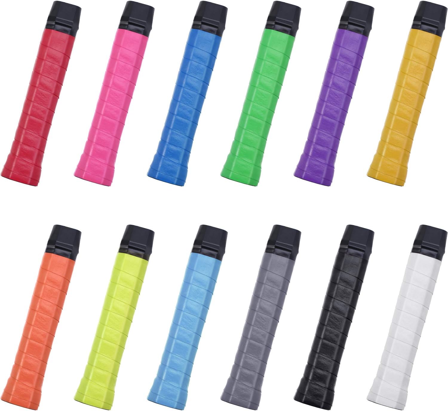 12 Pieces Tennis Badminton Racket Overgrips for Anti-Slip and Absorbent Grip (Multicolored) : Sports & Outdoors