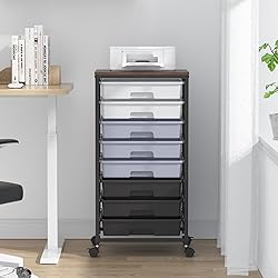 SYKIARIOL Rolling Cart with Drawers,Utility Cart