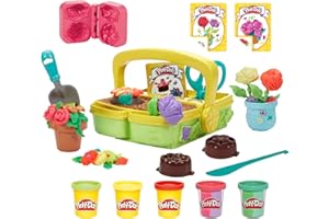 Play-Doh Blooming Flower Garden Toy Playset, Nature Pretend Play, Kids Arts & Crafts Ages 3+